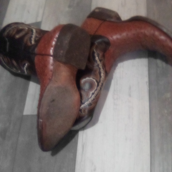 Ostrich leather boots - Picture 4 of 5